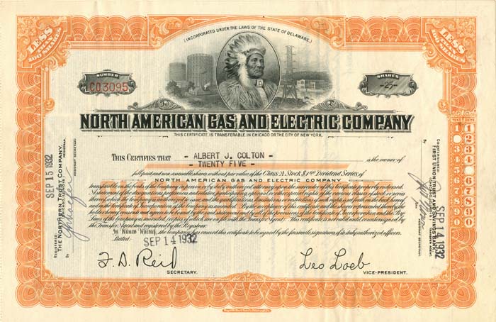 North American Gas and Electric Co.
